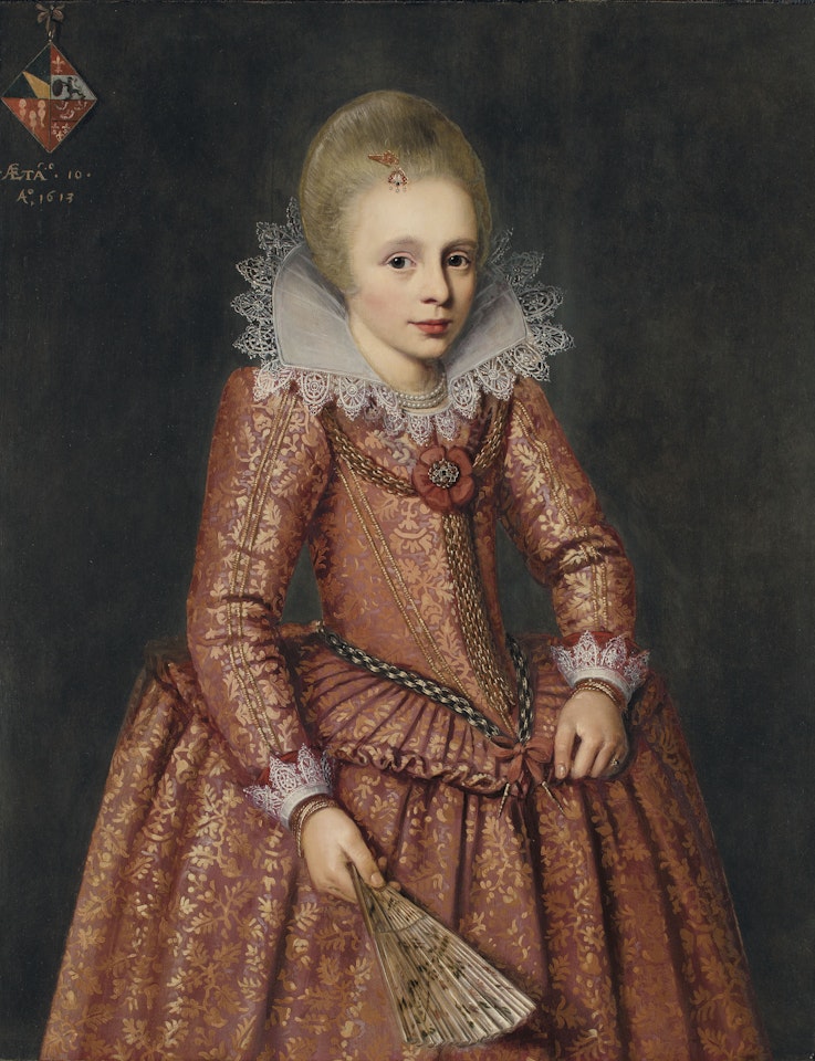 Portrait of Hester Cornelia de Bruyn van Buytewech, aged 10 by Dutch School