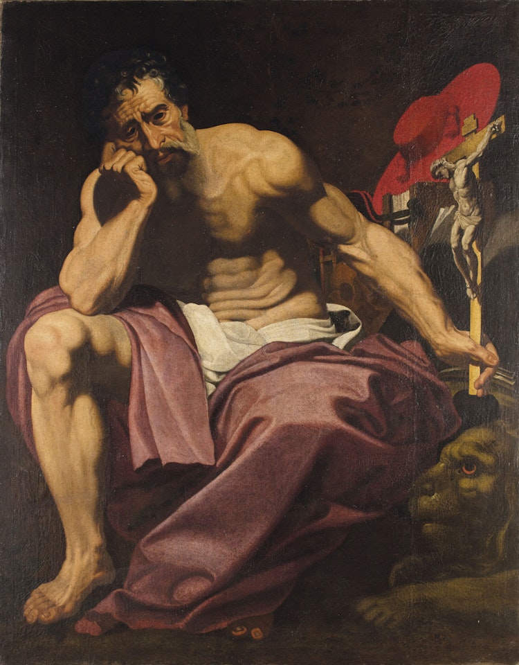 Saint Jerome by Abraham Janssens