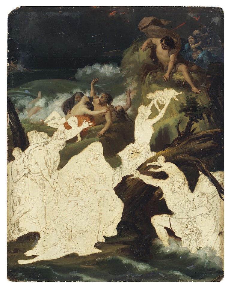 The Deluge, unfinished by French School