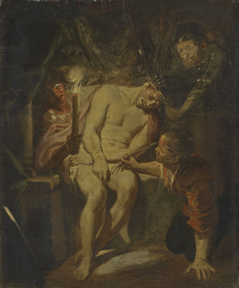The Mocking of Christ by Flemish School