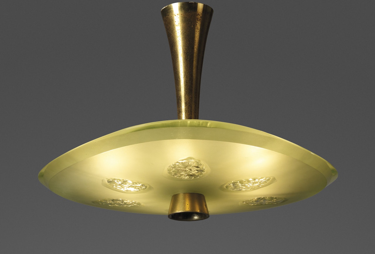 A CEILING LIGHT, MODEL NO. 1748 by Max Ingrand