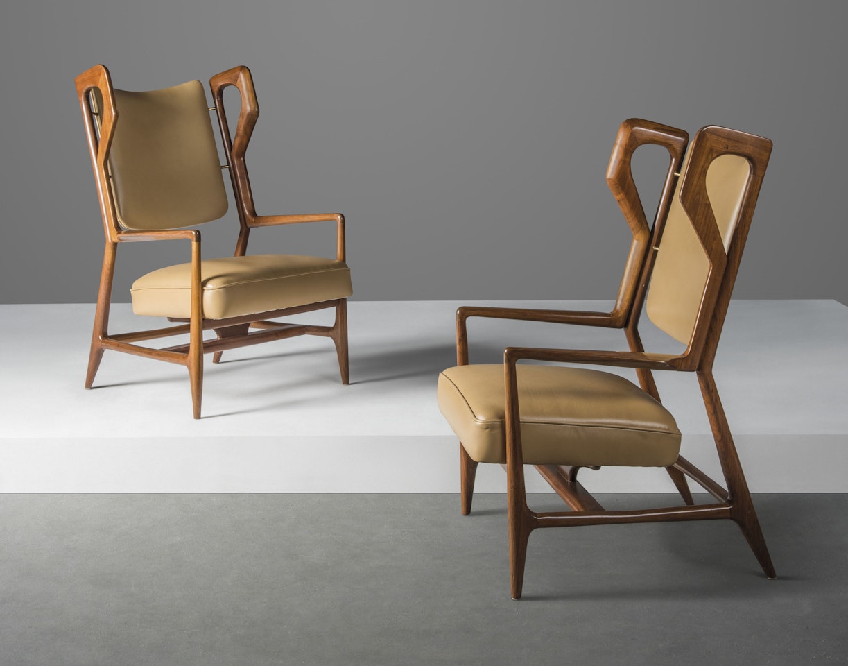 A RARE PAIR OF ARMCHAIRS by Gio Ponti