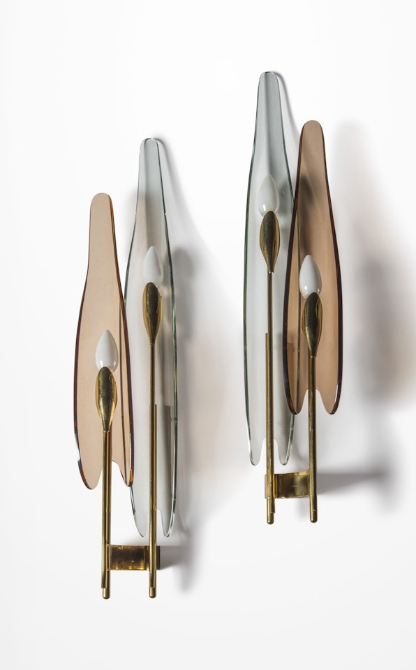A PAIR OF 'DAHLIA' WALL LIGHTS, MODEL NO. 1461 by Max Ingrand
