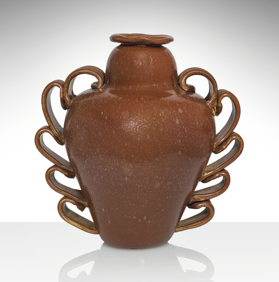 AN IMPORTANT 'PULEGOSO' VASE, MODEL NO. 3273 by Napoleone Martinuzzi
