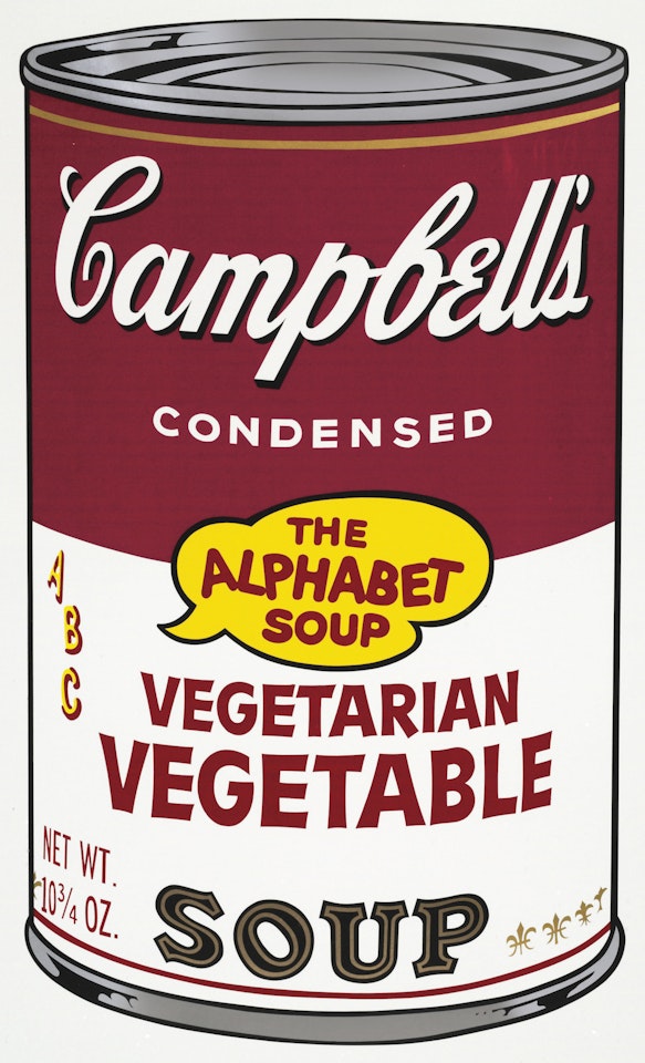 Vegetarian Vegetable, from Campbell's Soup II by Andy Warhol