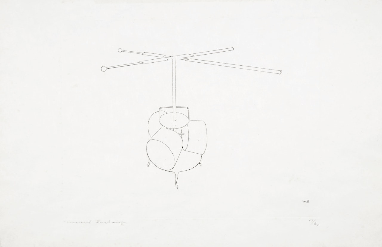 The Chocolate Grinder by Marcel Duchamp