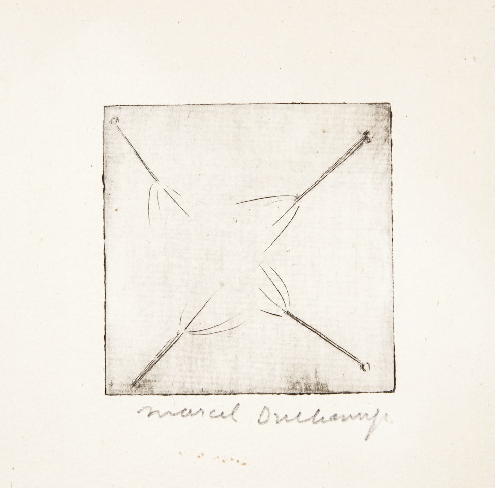 Tiré à quatre épingles by Marcel Duchamp