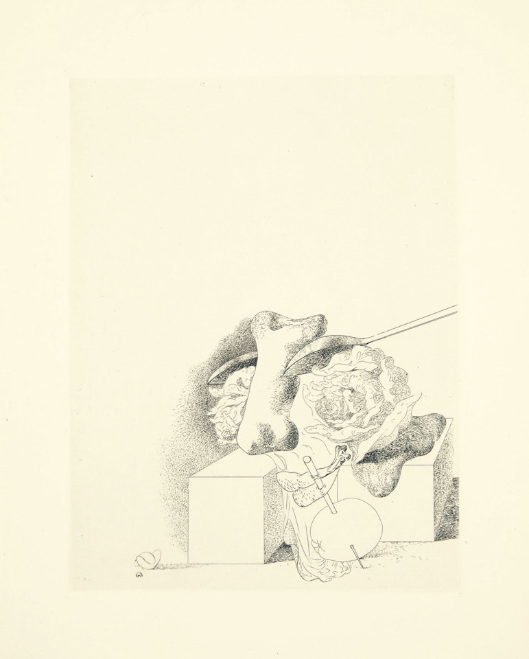 Les Chants de Maldoror, one plate by Salvador Dali
