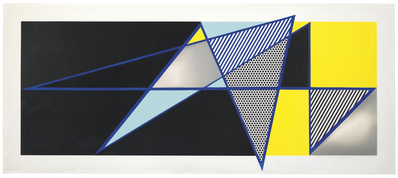 Imperfect 44 3/4" x 103", from Imperfect Series by Roy Lichtenstein