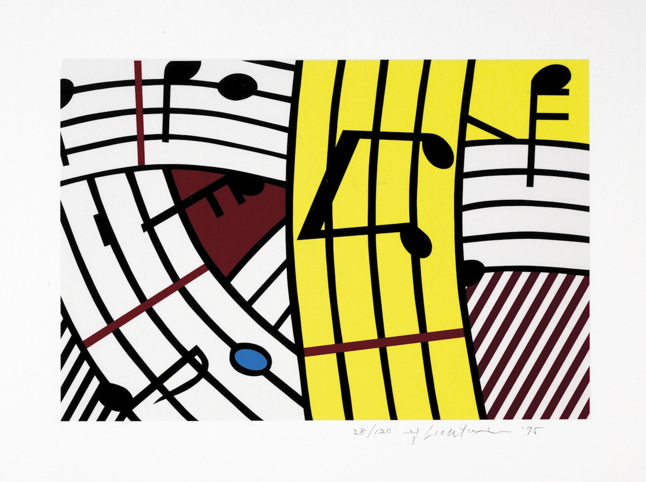 Composition IV by Roy Lichtenstein