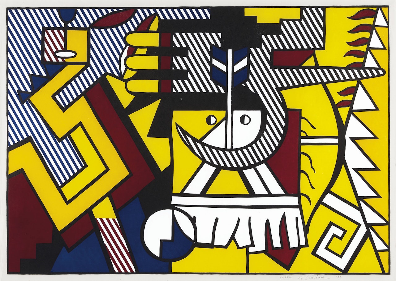 American Indian Theme VI, from American Indian Theme by Roy Lichtenstein