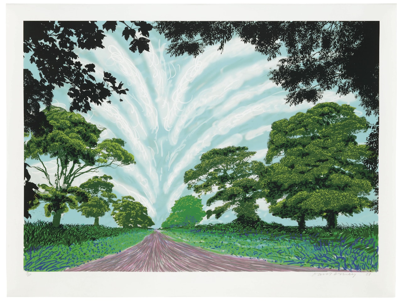 Summer Sky by David Hockney