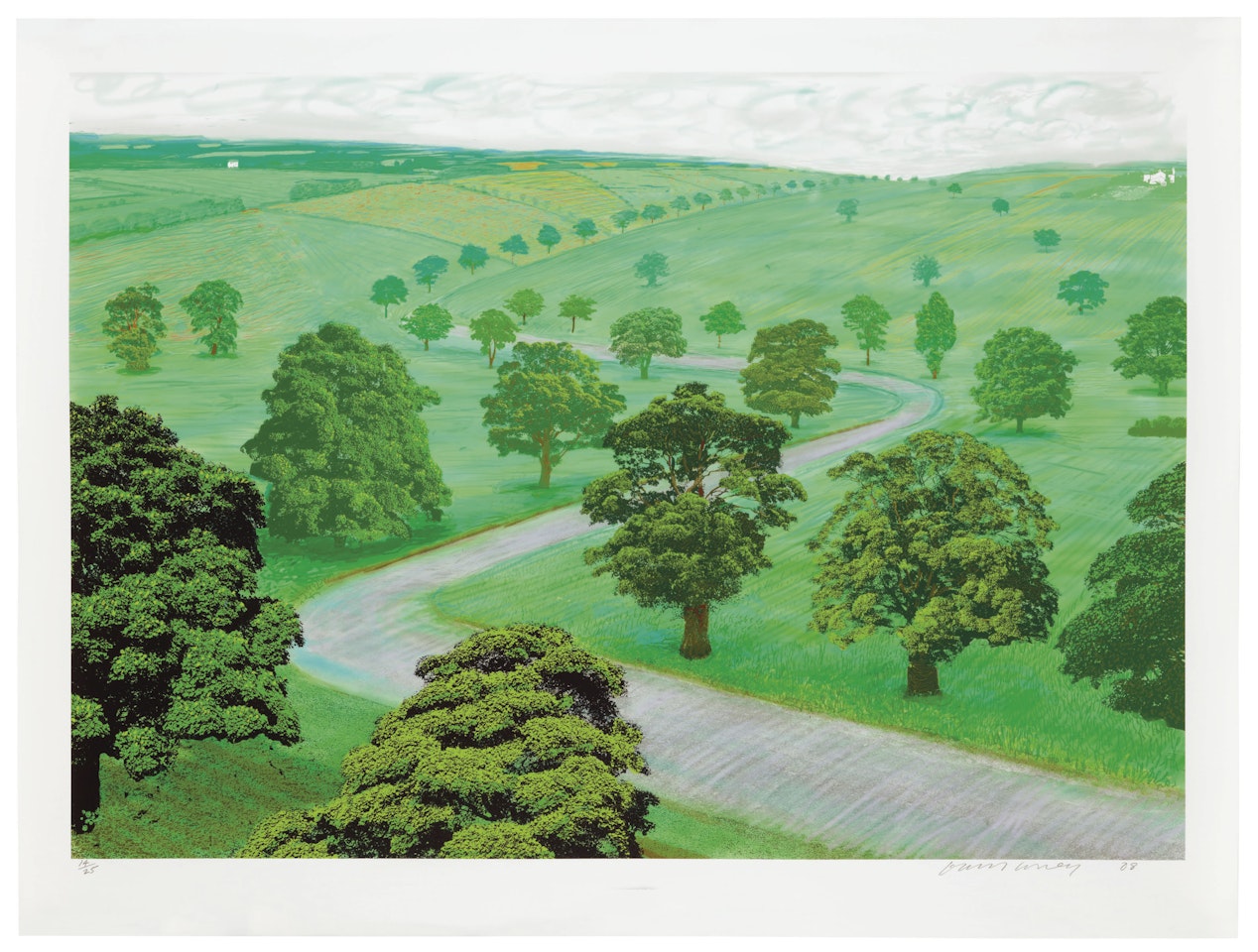Green Valley by David Hockney