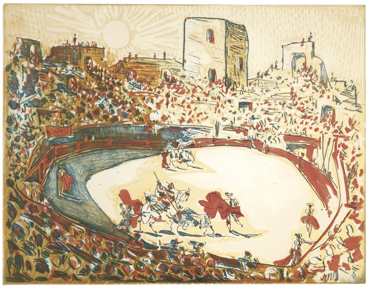 Corrida en Arles by Pablo Picasso