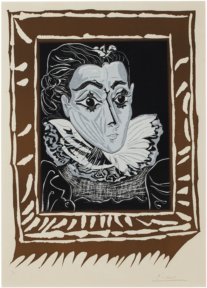 La Dame à la collerette by Pablo Picasso