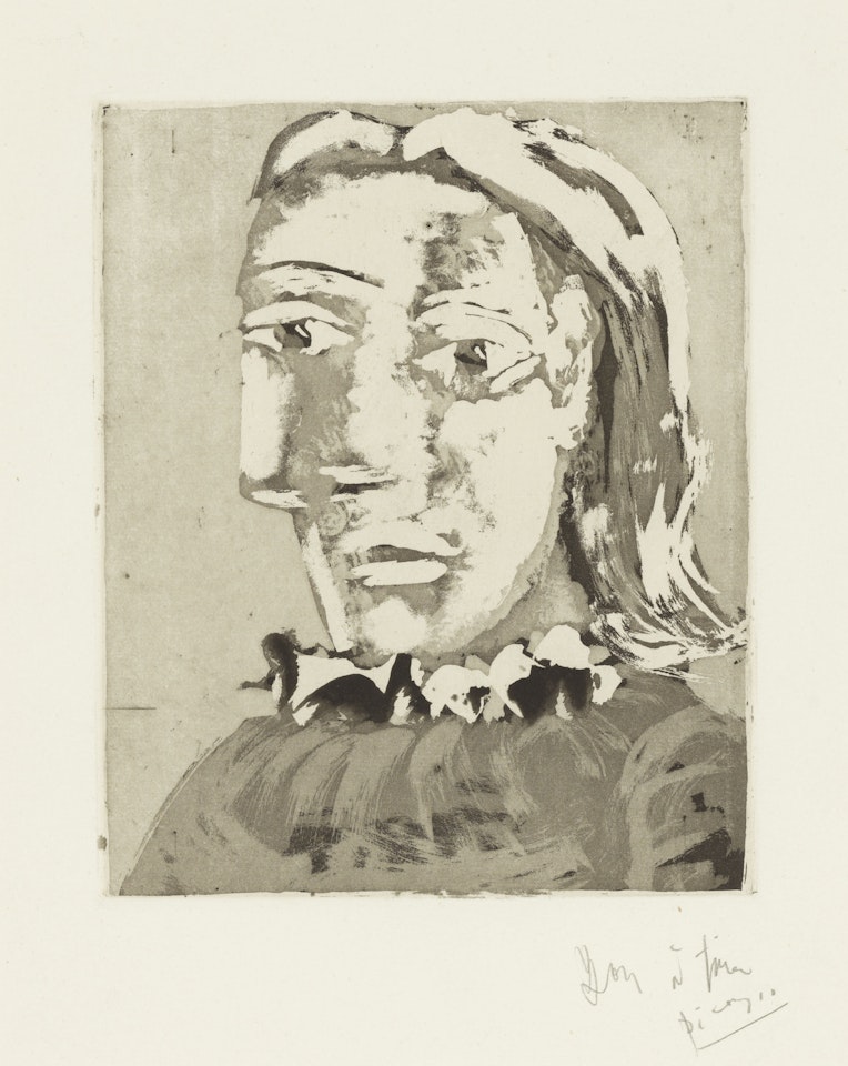 Portrait de Femme au Col en ruché: Marie-Thérèse by Pablo Picasso