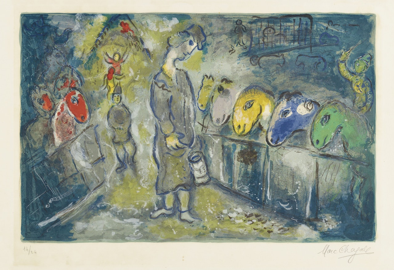 Le Cirque: one plate by Marc Chagall