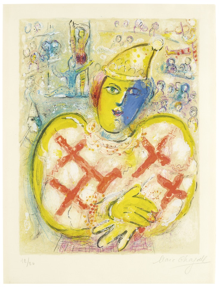 Le Cirque: one plate by Marc Chagall