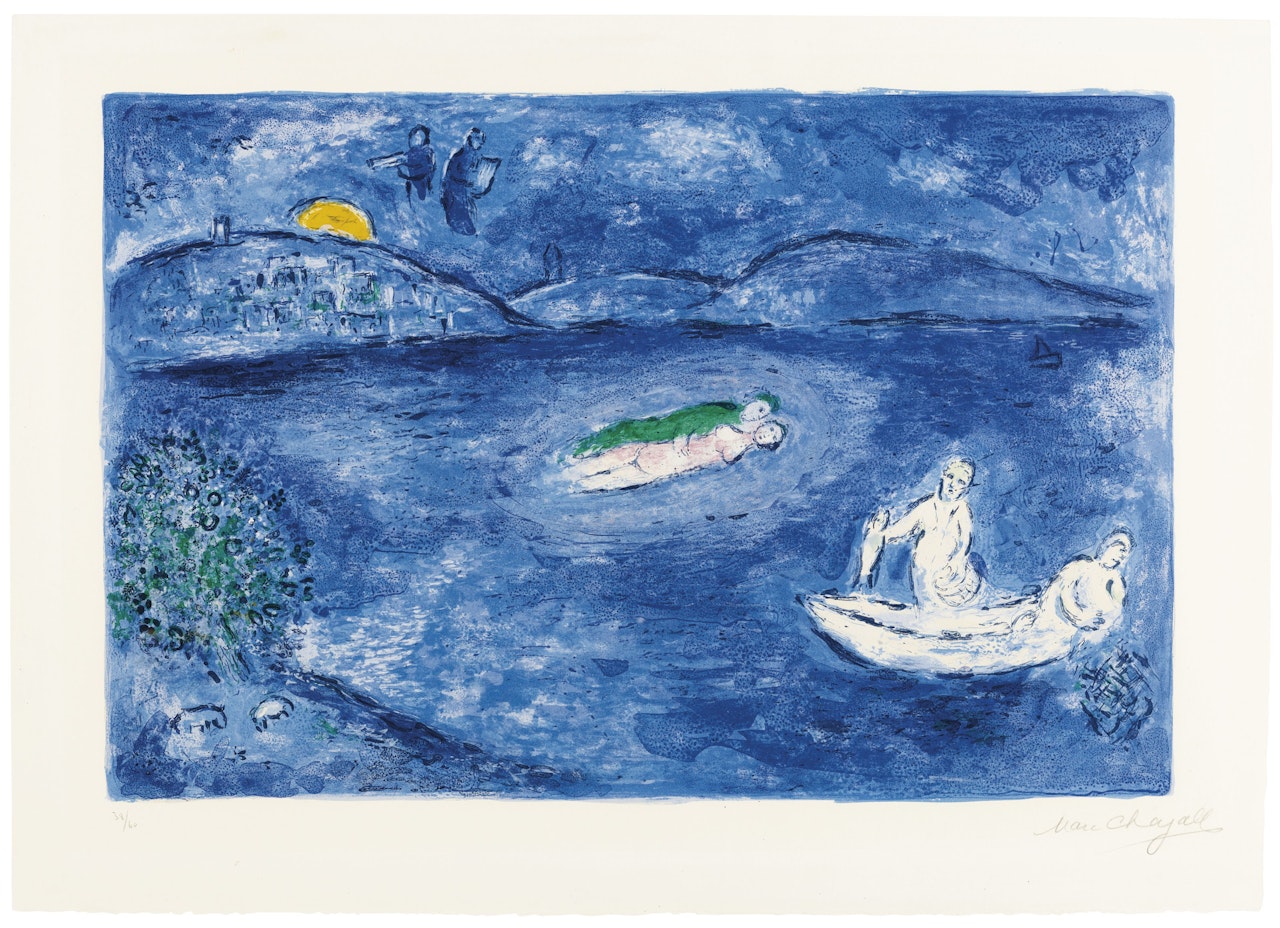 L'Echo, from Daphnis et Chloé by Marc Chagall