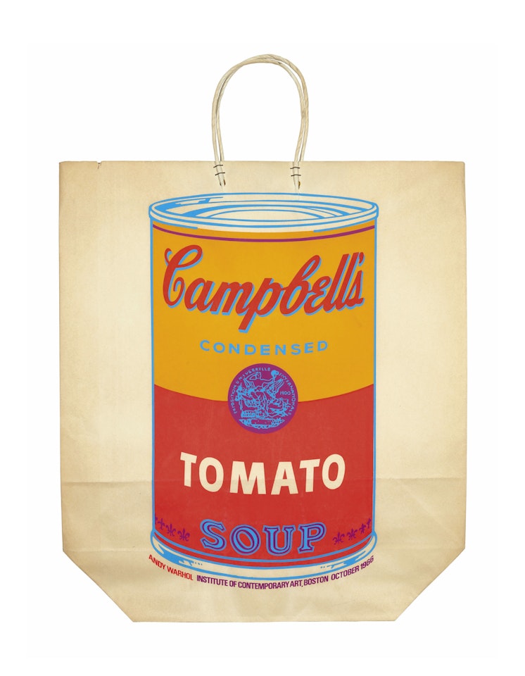 Campbell's Soup Can on a Shopping Bag by Andy Warhol