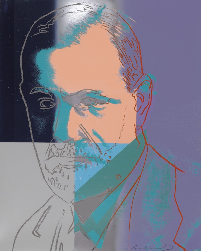 Sigmund Freud, from Ten Portraits of Jews of the Twentieth Century by Andy Warhol