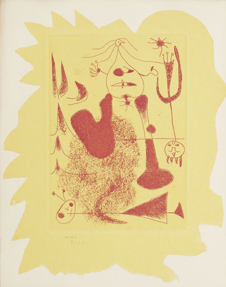 Alice Paalen, Sablier Couché, Editions Sagesse, Paris by Joan Miró
