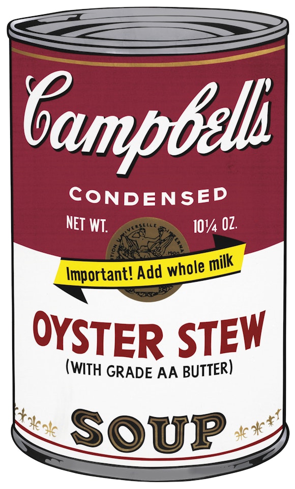 Oyster Stew, from Campbell's Soup II by Andy Warhol