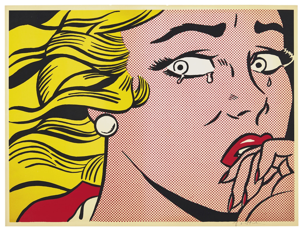 Crying Girl by Roy Lichtenstein