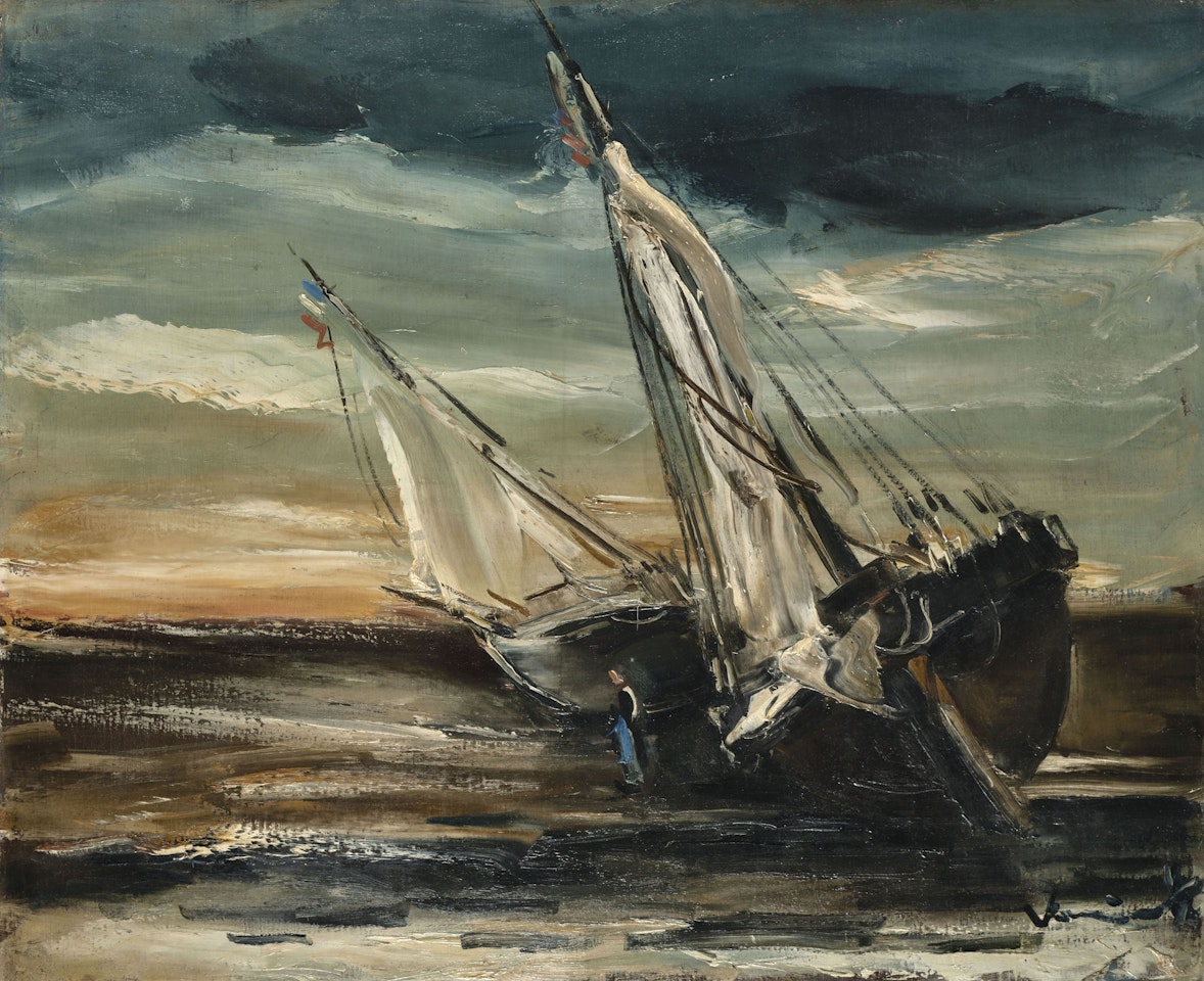 Barques échouées by Maurice de Vlaminck