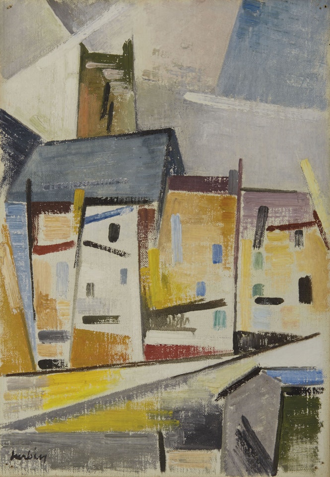 Le Pré Saint­-Gervais by Auguste Herbin