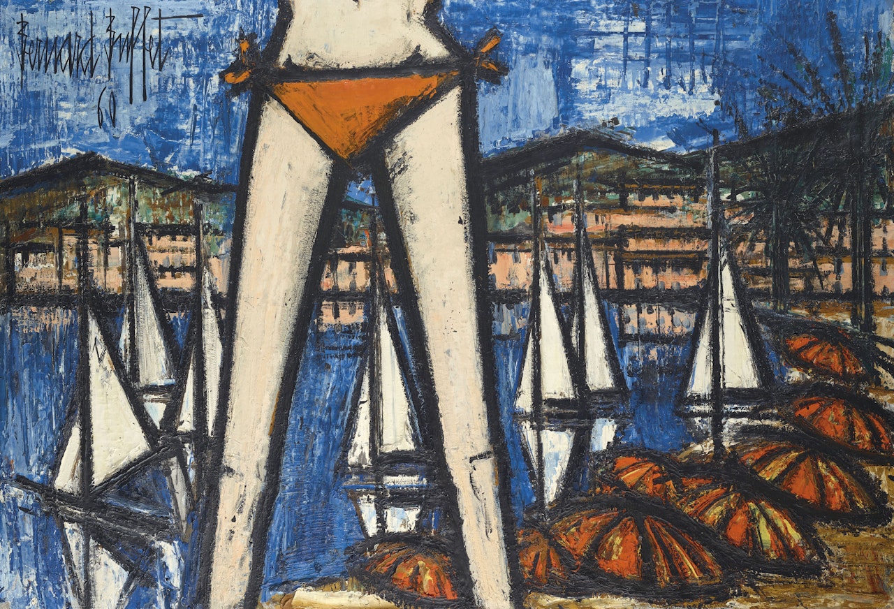 Baigneuse à Cannes by Bernard Buffet