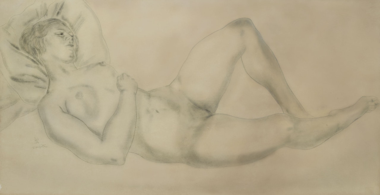 Nu allongé by Leonard Tsuguharu Foujita