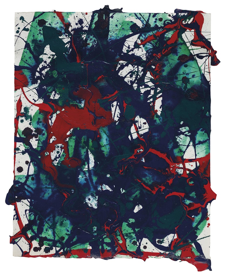 From the dark by Sam Francis