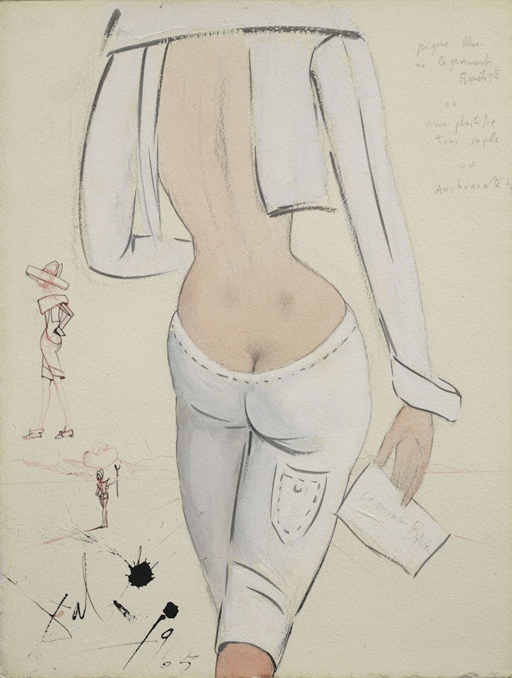 Coming back (Projet pour un deux pièces de plage) by Salvador Dali