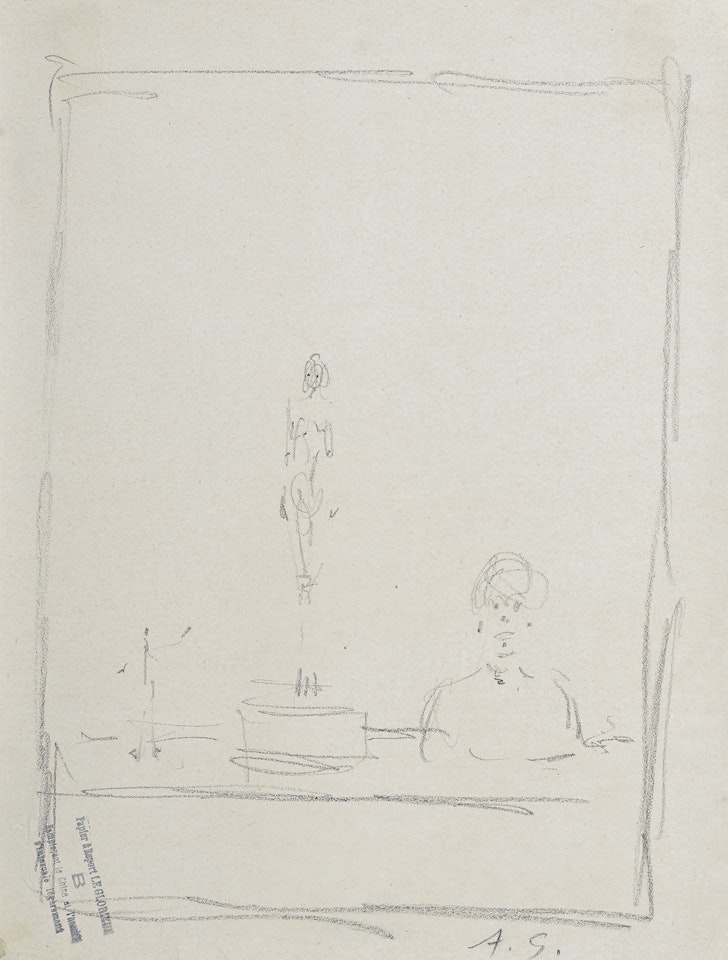 Sculptures dans l'atelier by Alberto Giacometti