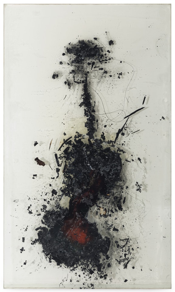 Violoncelle brûlé by Arman