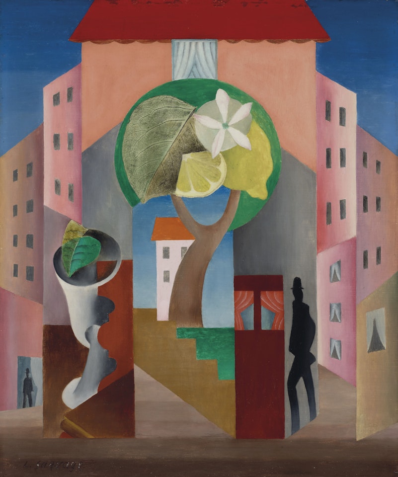 Architectures à la double silhouette de Guillaume Apollinaire by Leopold Survage
