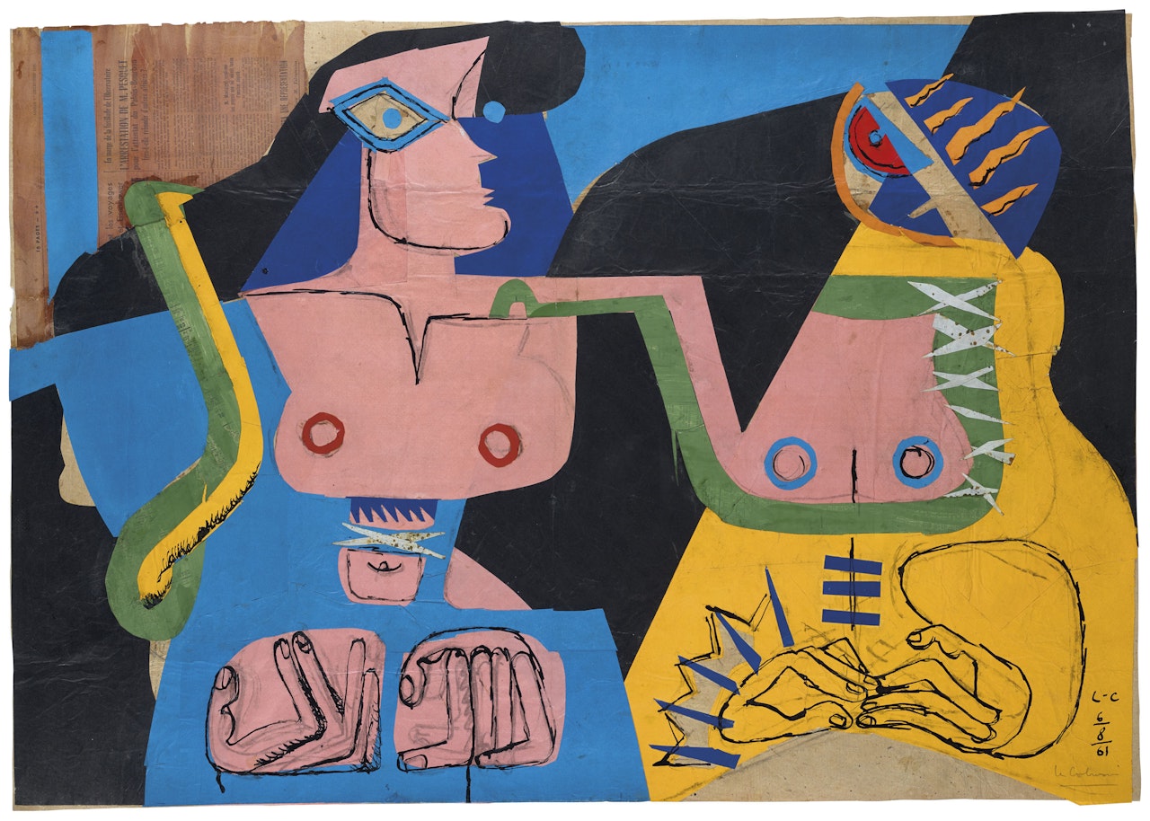 Deux femmes fantasques by Le Corbusier