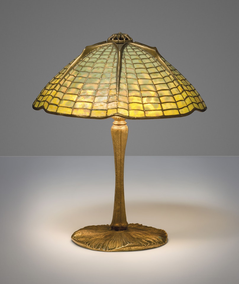 A 'SPIDER' TABLE LAMP by Tiffany Studios
