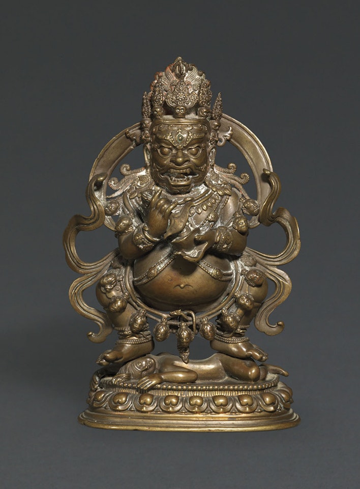 A BRONZE FIGURE OF PANJARNATA MAHAKALA by Anonymous