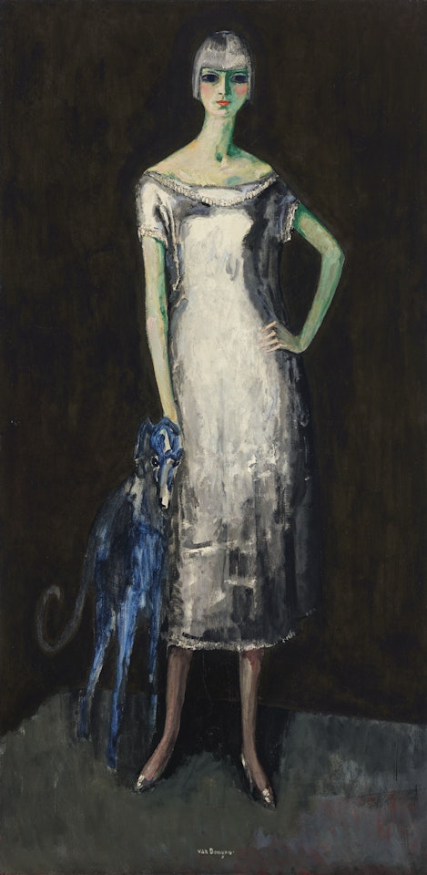 Le lévrier bleu (Loyse Dumarest) by Kees van Dongen