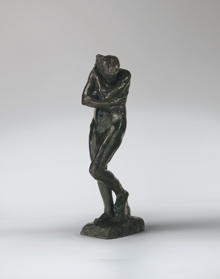 Eve, grand modèle—version sans rocher à la base rectangulaire by Auguste Rodin