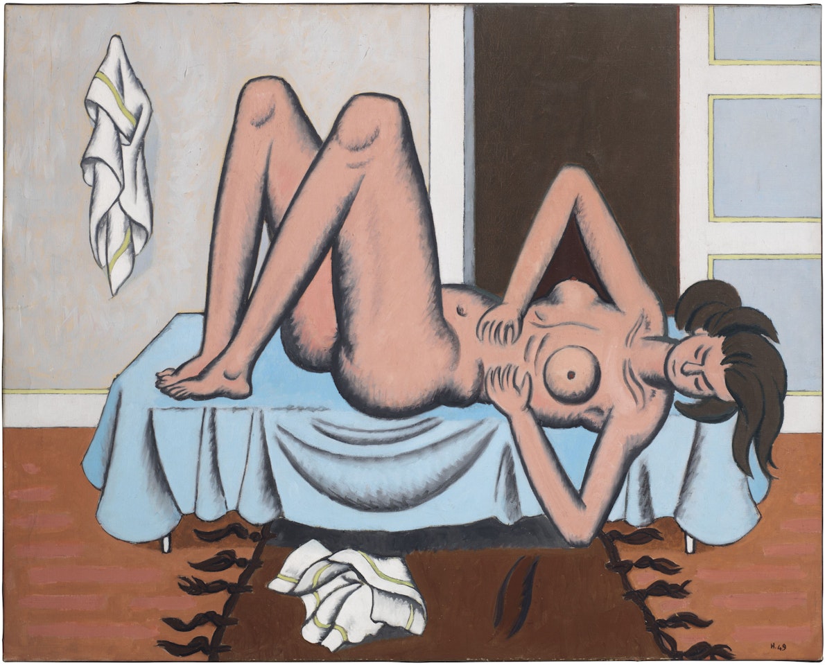 Nu couché by Jean Hélion
