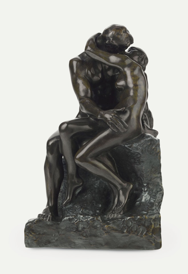 Le Baiser, quatrième réduction dit aussi "petit modèle" by Auguste Rodin