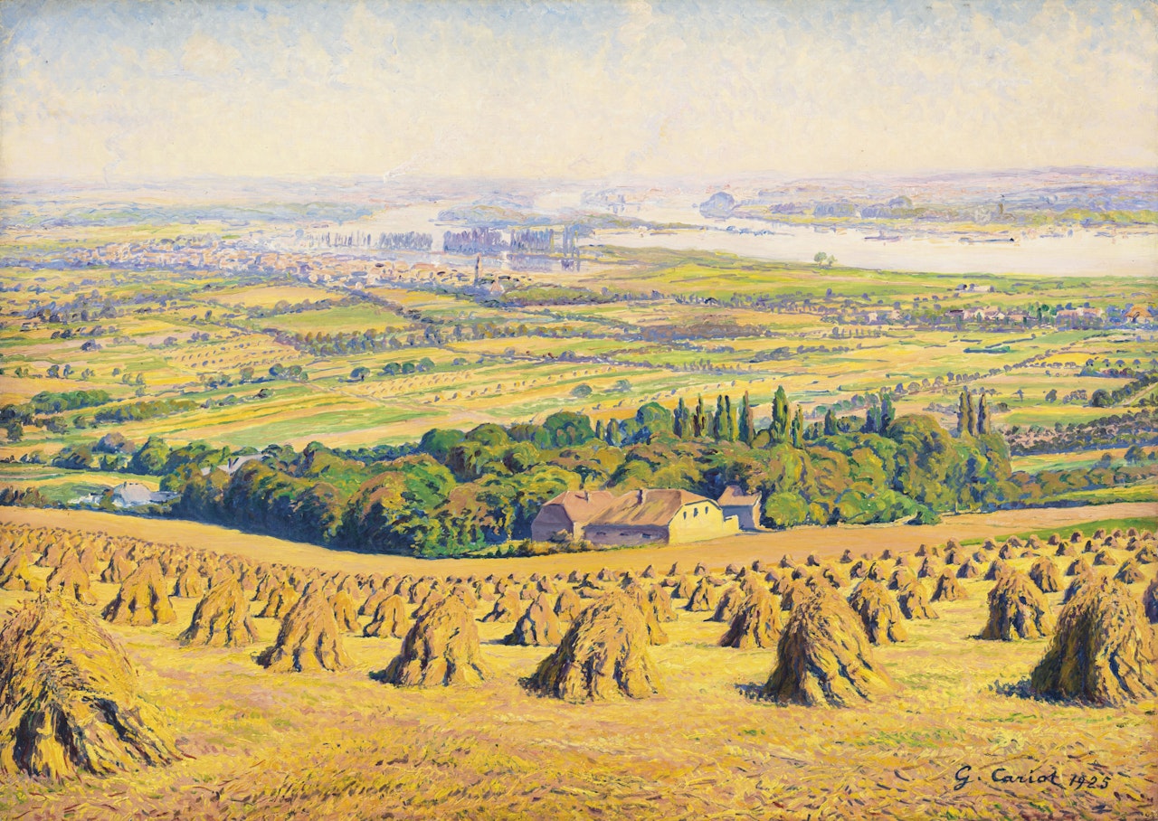 Gerbes de blé by Gustave Cariot