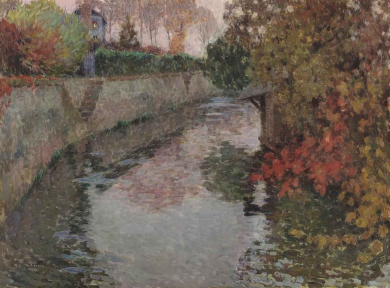 Le Lavoir, Gisors by Henri Le Sidaner