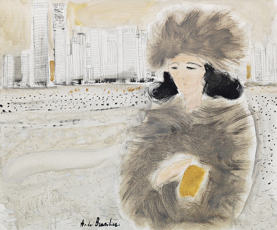 Chantal à New York by André Brasilier