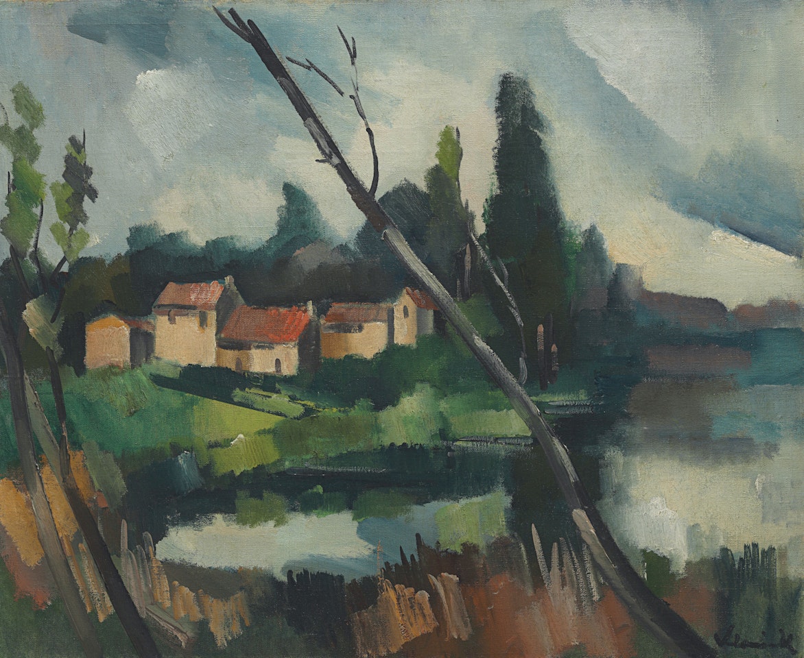 Le jeune arbre en Biais by Maurice de Vlaminck