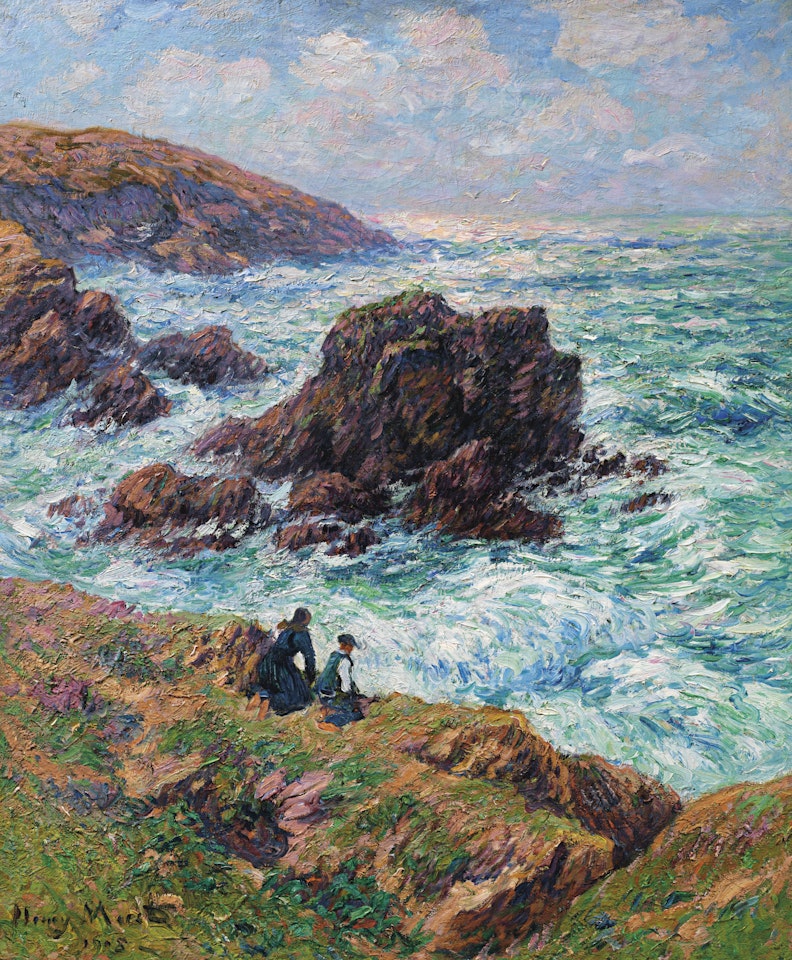 Côte de Clohars, Finistère by Henry Moret