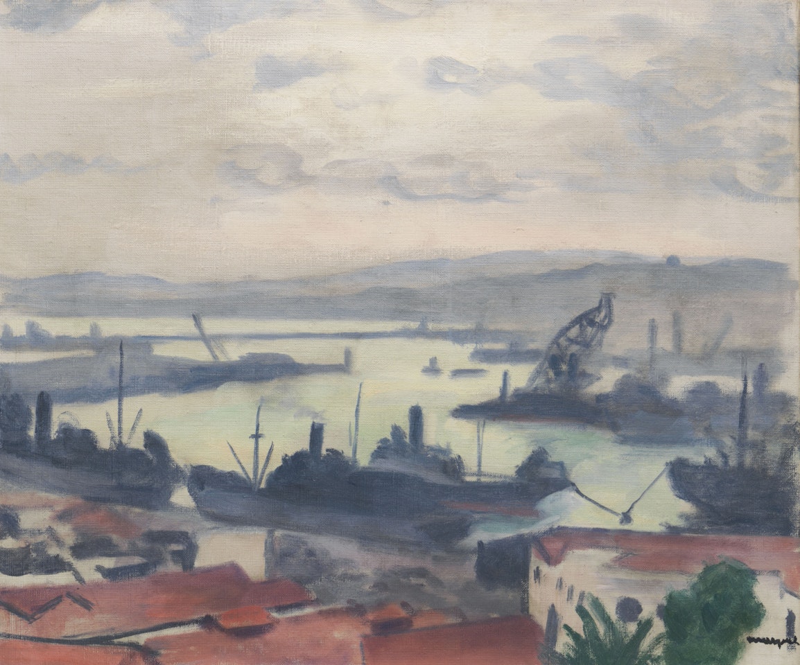 Alger, le port de l’Agha by Albert Marquet